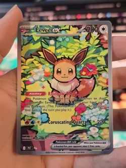 NEW! Eevee EX Pokemon TCG POCKET Special Illustration Rare *SEE DESC* - Image 1