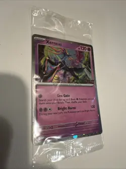 Pokemon Mega Evolution 2025 - Xerneas 2025 Bestbuy Stamped Promo! INHAND RTS! - Image 4