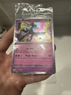Pokemon Mega Evolution 2025 - Xerneas 2025 Bestbuy Stamped Promo! INHAND RTS! - Image 5