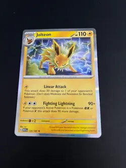 Pokemon TCG Jolteon MEW 151 Scarlet Violet 135/165 Holo Pokemon TCG - Image 1