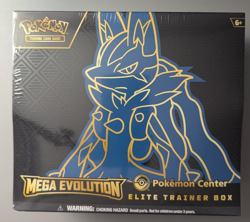 Pokemon TCG Mega Evolutions Lucario Pokemon Center Elite Trainer Box Sealed - Image 1