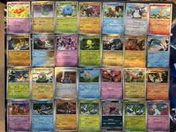 Pokemon TCG Twilight Masquerade Holo And Reverse Holo x28 Cards Bundle - Image 1