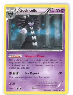 Pokemon TCG Card XY Furious Fists 41/111 GOTHITELLE Regular Non-Holo NM 0321#127 - Image 1