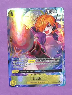 Lilith Alt Art R OP13-113 Carrying On His Will Foil One Piece Card Game - Image 1