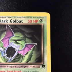 Dark Golbat 24/82 Team Rocket Regular Non-holo WOTC Pokemon Card Near Mint NM - Image 4
