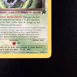 Dark Golbat 24/82 Team Rocket Regular Non-holo WOTC Pokemon Card Near Mint NM - Image 5