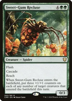 Sweet-Gum Recluse 260 R Commander Legends CMR MTG Foil - Image 1