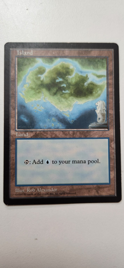 Magic the Gathering APAC Island MTG - Damaged / Heavily Played - Authentic Promo - Image 1