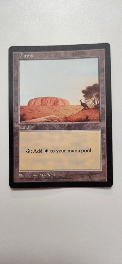 Magic the Gathering APAC Plains MTG - Damaged / Heavily Played - Authentic Promo - Image 1