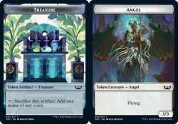 MTG - Treasure Token (016) // Angel Token - Foil, Streets of New Capenna - Image 1
