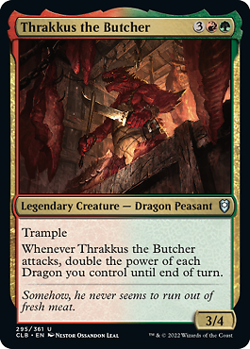 MTG - Thrakkus the Butcher - Foil, Commander Legends: Battle for Baldur's Gate - Image 1
