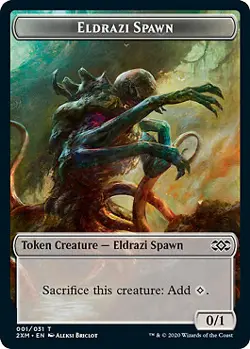 MTG - Eldrazi Spawn Token, Double Masters - Image 1