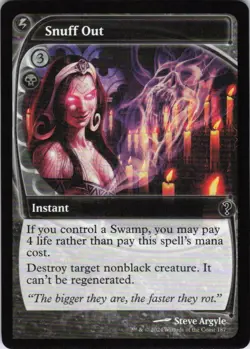 MTG Snuff Out (Future Sight) (187) | NM | Mystery Booster 2 {MB2} - Image 1