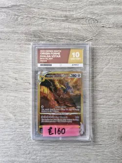 ACE 10 Pokemon Origin Forme Dialga VSTAR Crown Zenith GG68/GG70 - Image 1