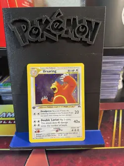 Pokemon 1st ED Ursaring Holo Rare 15/75 Neo Discovery NM - Image 1