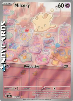 MILCERY 152/142 • Rara Gallery • Corona Astrale SCR POKEMON - Image 1