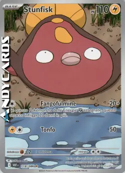 STUNFISK 118/086 • Rara Gallery • Fuoco Bianco WHT POKEMON - Image 1