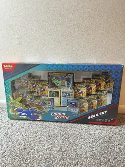 Pokemon Crown Zenith Sea And Sky Premium Collection Sealed - Image 1