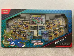 Pokemon TCG Crown Zenith Sea and Sky Premium Collection Boxes New Sealed - Image 1
