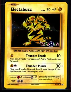 Electabuzz Promo Toys R Us Pokemon Base Set Art 41/108 XY Evolutions NM 0408#224 - Image 1