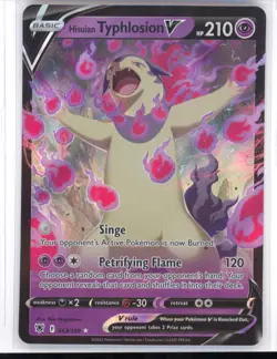 Pokemon Hisuian Typhlosion V - Ultra Rare - 53/189 - Astral Radiance NM 0321#180 - Image 1