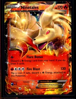 Ninetales-EX - 13/83 - Holo Rare ex NM, English Pokemon Generation LP/NM 0408#66 - Image 1