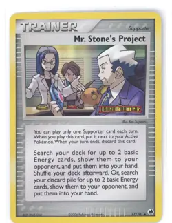 Pokemon Tcg Dragon Frontiers Mr. Stones Project - Reverse Holo 77/101 NM 0321#82 - Image 1