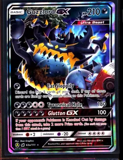 Pokemon Crimson Invasion #63a/111 Guzzlord GX Rare Holo GX NM 0408#228 - Image 1