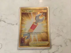 Pokemon TCG Tool Scrapper 208/192 Holo Gold Secret Rare Rebel Clash - Image 1