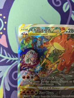 Pokemon TCG Sword & Shield Promo Charizard VSTAR SWSH262 Holo Near Mint - Image 2
