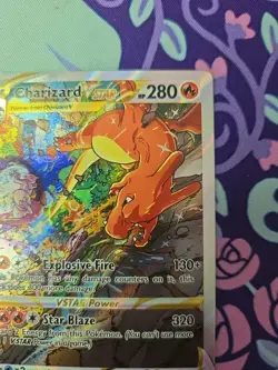 Pokemon TCG Sword & Shield Promo Charizard VSTAR SWSH262 Holo Near Mint - Image 3