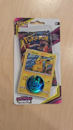 Pokemon x1 Unified Minds Checklane Blister Pikachu Promo New! Sealed. - Image 2