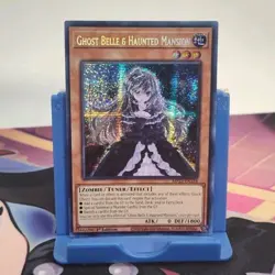 Ghost Belle & Haunted Mansion MP22-EN258 Prismatic Secret Rare 1st Ed Yugioh TCG - Image 1