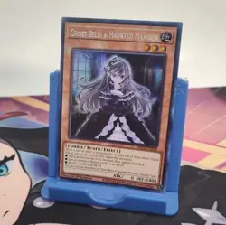Ghost Belle & Haunted Mansion MP22-EN258 Prismatic Secret Rare 1st Ed Yugioh TCG - Image 2