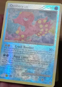Pokemon Lot 3 Binacle 22/124 Panpour 28/99 Octillery 57/123 Holo Foil Card Read - Image 5