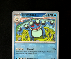 Pokemon Card - Seismitoad 021/086 Master Ball Reverse - Black Bolt English - NM⭐ - Image 2