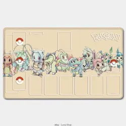 Pokemon Playmat+Bag Pokemon PTCG Trading Card Game Mat Playmat #140 - Image 1