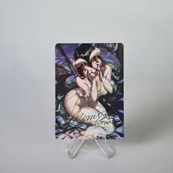 Albedo Overlord Doujin Card Goddess Waifu ACG Custom DIY - Image 1