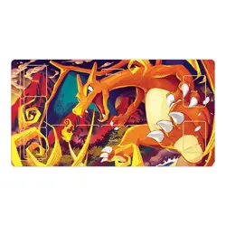 Pokemon Playmat Charizard Trading Card Game Mat Playmat Mousepad Table Pad - Image 1