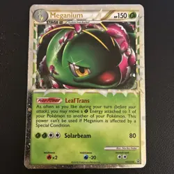 Meganium HGSS08 Promo Rare Holo Pokemon Card - Image 1
