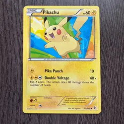 Pikachu 50/149 Boundaries Crossed Regular MP Pokemon Card TCG - Image 1