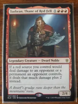 Torbran, Thane of Red Fell Throne of Eldraine Regular NM - Image 1