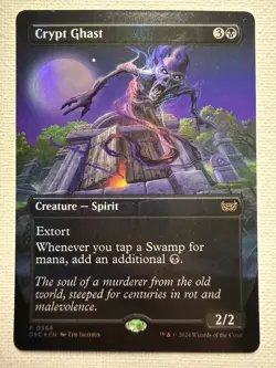 Crypt Ghast - Borderless - Commander: Duskmourn - Near Mint MTG - Image 1