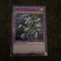 Yugioh Blue-Eyes Ultimate Dragon LDS2-EN018 Ultra Rare 1st Ed BLUE NM - Image 1