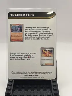 Phantasmal Flames Mega Charizard Trainer Tips Card - Image 2