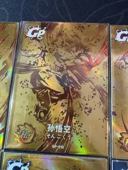Dragon Ball Hero Lot of 6 x Premium Anime Foiled GP Cards Goku Yamcha Vegeta - Image 3