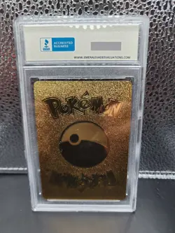 Pikachu Thunderbolt Gold Foil Fan Art Pokemon Card 075/073 Card NM GEM MT 10 - Image 2