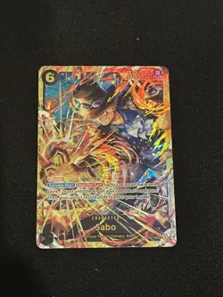 ONE PIECE Card Sabo SEC OP13-120 - Carrying on His Will ENGLISH Mint - Image 1