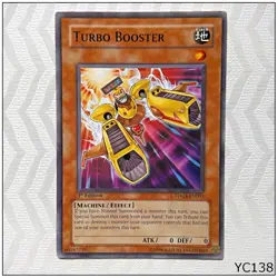 Turbo Booster - TDGS-EN001 - Common 1st Yugioh Card (A) (YC138) - Image 1
