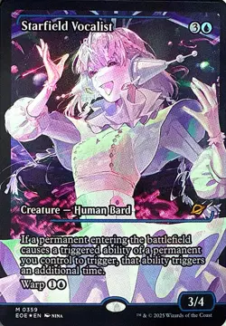 Starfield Vocalist (Showcase) Foil M Edge of Eternities 359 NM - Image 1